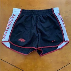Razorback Nike shorts